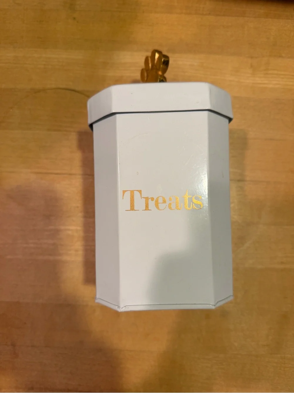 HomeGoods Paw Print Treat Tin